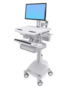 Ergotron StyleView White Flat panel Multimedia cart