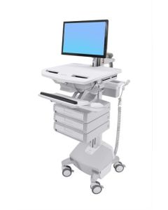 Ergotron StyleView White Flat panel Multimedia cart