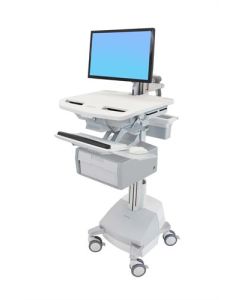 Ergotron StyleView White Flat panel Multimedia cart