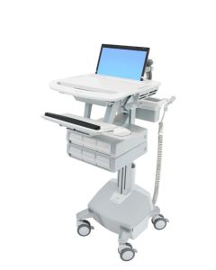 Ergotron StyleView Aluminium, Grey, White Laptop Multimedia cart