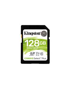 Kingston Technology 128GB SDXC Canvas Select Plus 100R C10 UHS-I U3 V30
