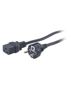 APC AP9875 power cable Black 2.5 m C19 coupler CEE7/7