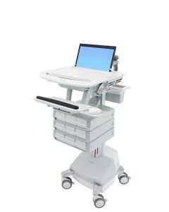 Ergotron StyleView Aluminium, Grey, White Laptop Multimedia cart