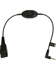 Jabra 8800-00-55 audio cable 0.3 m QD 2.5mm jack Black