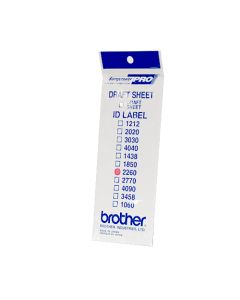 Brother ID2260 printer label