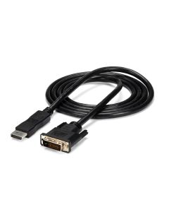 StarTech.com 6ft (1.8m) DisplayPort to DVI Cable, DisplayPort to DVI Adapter Cable, Passive DP to DVI-D Video Converter, 1080p - Replaced by DP2DVI2MM6