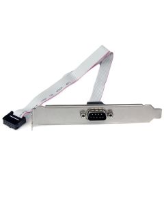 StarTech.com 16in (40cm) 9 Pin Serial Male to 10 Pin Motherboard Header Slot Plate