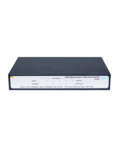 HPE OfficeConnect 1420 5G PoE+ (32W) Unmanaged L2 Gigabit Ethernet (10/100/1000) Power over Ethernet (PoE) 1U Grey