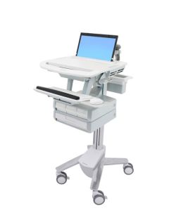 Ergotron StyleView Aluminium, Grey, White Laptop Multimedia cart