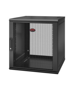 APC NetShelter 12U Wallmount Rack Enclosure Cabinet Single Hinged Server Depth