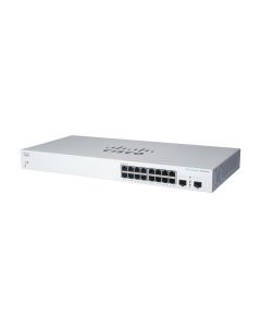 Cisco Business CBS220-16P-2G Smart Switch | 16 Port GE | PoE | 2x1G SFP | 3-Year Limited Hardware Warranty (CBS220-16P-2G-UK)