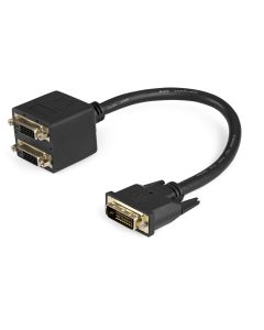 StarTech.com 30cm (1 ft) DVI-D to 2x DVI-D Digital Video Splitter Cable - M/F~1 ft DVI-D to 2x DVI-D Digital Video Splitter Cable - M/F