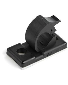 StarTech.com 100 Adhesive Cable Management Clips Black - Network/Ethernet/Office Desk/Computer Cord Organizer - Sticky Cable/Wire Holders - Nylon Self Adhesive Clamp UL/94V-2 Fire Rated