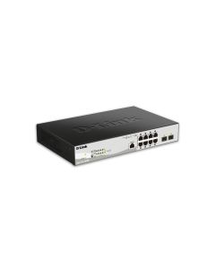 D-Link DGS-1210-10P Managed L2 Gigabit Ethernet (10/100/1000) Power over Ethernet (PoE) 1U Black