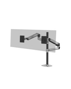Ergotron LX Series LX Dual Stacking Arm Tall Pole 101.6 cm (40") Desk Aluminium