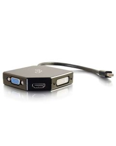 C2G Mini DisplayPort to HDMI, VGA, or DVI Adapter Converter - Black