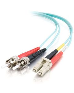 C2G 85545 InfiniBand/fibre optic cable 10 m LC ST OFNR Turquoise