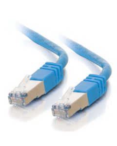 C2G Cat5E STP 100m networking cable Blue U/FTP (STP)