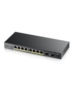 Zyxel GS1100-10HP v2 Unmanaged Gigabit Ethernet (10/100/1000) Power over Ethernet (PoE) Black