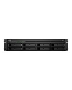 Synology RackStation RS1221RP+ NAS Rack (2U) Ryzen Embedded V1500B 4 GB DDR4 48 TB HDD Aluminium, Black