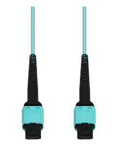 AddOn Networks ADD-MPOMPO-0-5M5OM4LZ InfiniBand/fibre optic cable 0.5 m MPO MMF Aqua colour