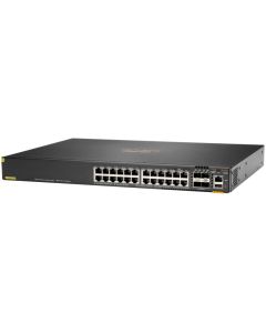 HPE Aruba Networking CX 6200F 24G Class-4 PoE 4SFP 370W Managed L3 Gigabit Ethernet (10/100/1000) Power over Ethernet (PoE) 1U