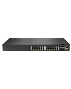 HPE Aruba Networking Aruba CX 6200F 24G Class-4 PoE 4SFP+ 370W Managed L3 Gigabit Ethernet (10/100/1000) Power over Ethernet (PoE) 1U