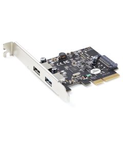 StarTech.com 2-Port USB PCIe Card with 10Gbps/port - USB 3.1/3.2 Gen 2 Type-A PCI Express 3.0 x2 Host Controller Expansion Card - Add-On Adapter Card - Full/Low Profile - Windows & Linux