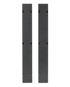 APC NetShelter Cable Management, Vertical Cable Manager, Hinged Covers, for NetShelter SX 750mm W 45U, Set of 2, 109 x 1981 x 13 mm