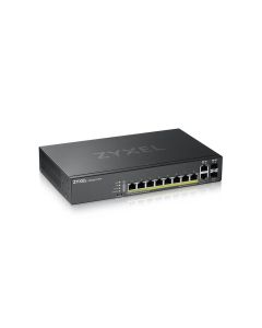 Zyxel GS2220-10HP Managed L2 Gigabit Ethernet (10/100/1000) Power over Ethernet (PoE) Black