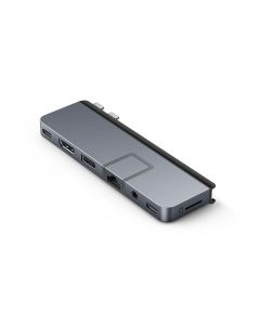HYPER DUO PRO 7-in-2 USB-C Hub USB Type-C 104 Mbit/s Grey