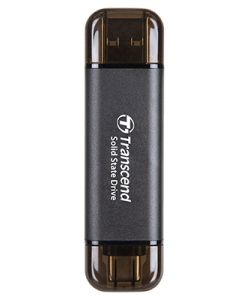 Transcend ESD310C Thunderbolt technology 512 GB USB Type-A to USB Type-C USB 3.2 Gen 2x2 Black
