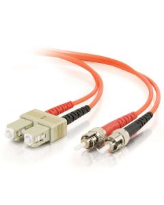 C2G 85482 InfiniBand/fibre optic cable 3 m SC ST OFNR Orange