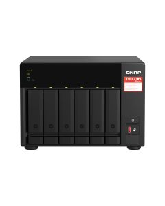 QNAP TS-673A NAS Tower Ryzen Embedded V1500B 8 GB DDR4 0 TB QNAP Turbo System Black