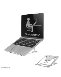 Neomounts NSLS085SILVER Laptop stand 10-17" - foldable - compact - universal