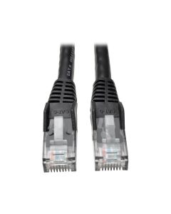 Tripp Lite N201-010-BK Cat6 Gigabit Snagless Molded (UTP) Ethernet Cable (RJ45 M/M), PoE, Black, 10 ft. (3.05 m)