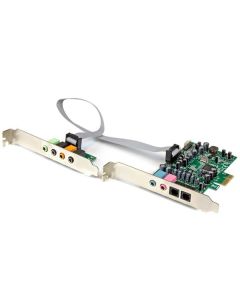 StarTech.com 7.1 Channel Sound Card - PCI Express, 24-bit, 192KHz