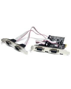 StarTech.com 4 Port Native PCI Express RS232 Serial Adapter Card with 16550 UART