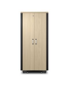 APC NetShelter Soundproof, 32U, Server Rack Enclosure, 230V, Maple