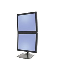 Ergotron DS Series DS100 Dual Monitor Desk Stand, Vertical 61 cm (24") Black