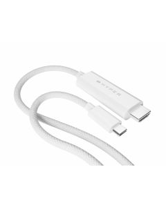 HYPER HyperDrive USB-C to HDMI 4K60Hz Cable - White