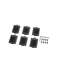 APC NetShelter Cable Management, Mounting Rail Brush Strips, Set of 6, for NetShelter SX 750 mm Wide, Black, 76 x 114 x 13 mm