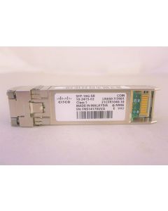Cisco 10GBASE-SR SFP Module for 10-Gigabit Ethernet Deployments, Hot Swappable, 5-Year Standard Warranty (SFP-10G-SR=)