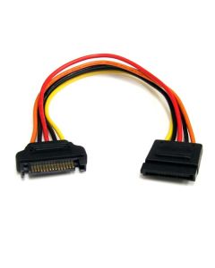 StarTech.com 8in 15 pin SATA Power Extension Cable