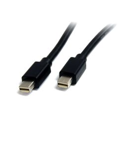 StarTech.com 1m (3.3ft) Mini DisplayPort Cable - 4K x 2K Ultra HD Video - Mini DisplayPort 1.2 Cable - Mini DP to Mini DP Cable for Monitor - mDP Cord works with Thunderbolt 2 Ports - M/M