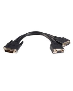StarTech.com 8in LFH 59 Male to Dual Female VGA DMS 59 Cable