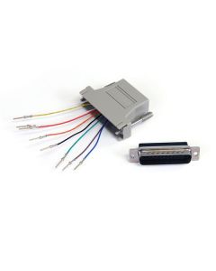 StarTech.com DB25 to RJ45 Modular Adapter - M/F
