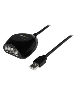 StarTech.com 15m USB 2.0 Active Cable with 4 Port Hub