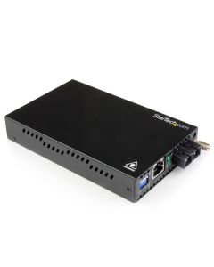 StarTech.com Gigabit Ethernet Single Mode Fiber Media Converter SC 40 km - 1000 Mbps