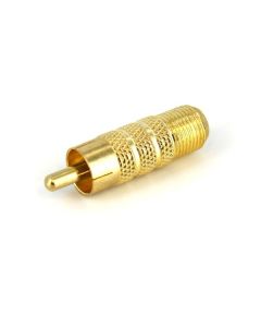 StarTech.com RCA to F Type Coaxial Adapter M/F